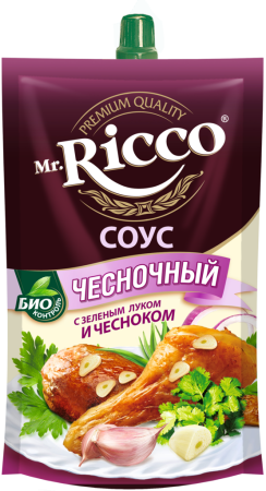 Соус MR.RICCO Чесночный 28%